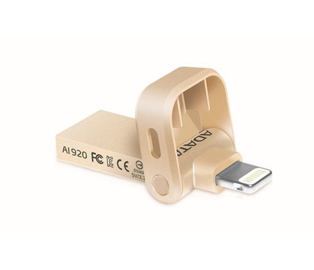 ADATA 128GB i-Memory AI920 gold (USB 3.1+Lightning) - 339469 - zdjęcie 4